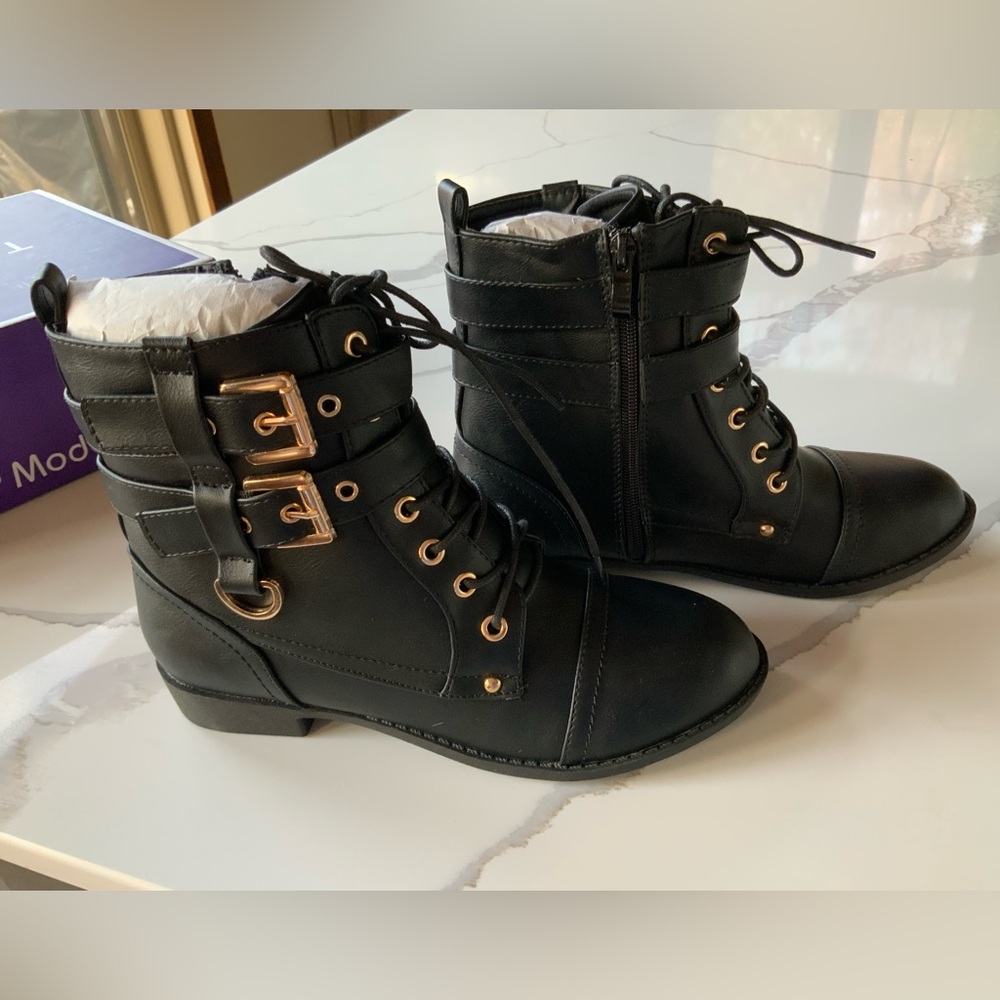 Top Moda Rachel combat style boots